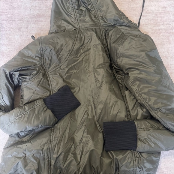 Lululemon Women’s Green Glyde Scuba Hoodie Full Zip Jacket size 4 - Picture 5 of 5